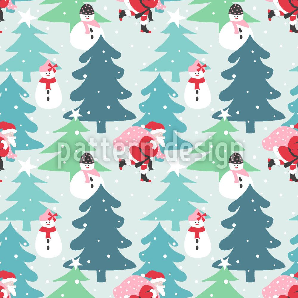 patterned-wallpaper-busy-santa-claus