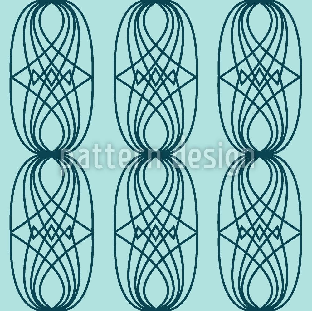 patterned-wallpaper-entwined-emblems