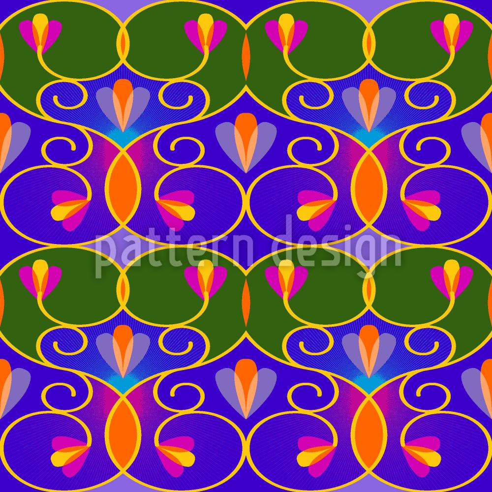 patterned-wallpaper-swirls-and-trellis