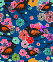 patterned-wallpaper-birds-on-limbs