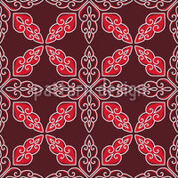 patterned-wallpaper-moroccan-red