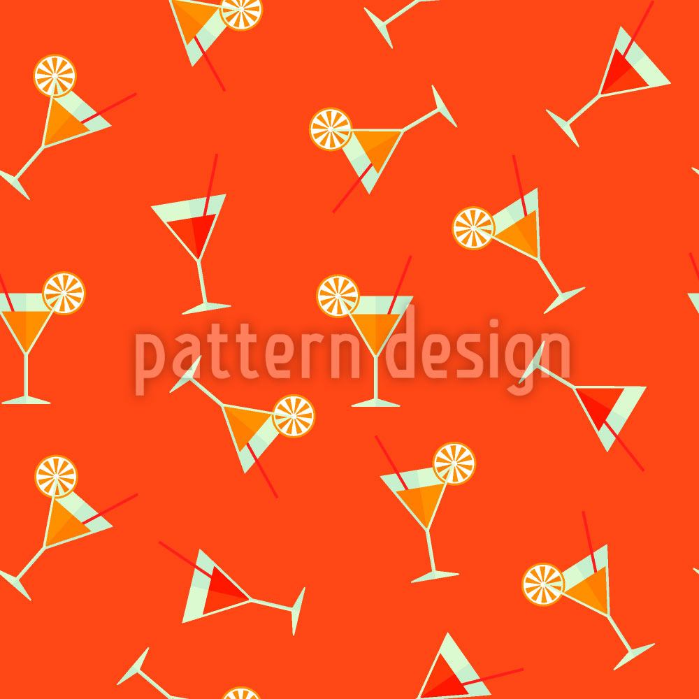 patterned-wallpaper-fancy-cocktails