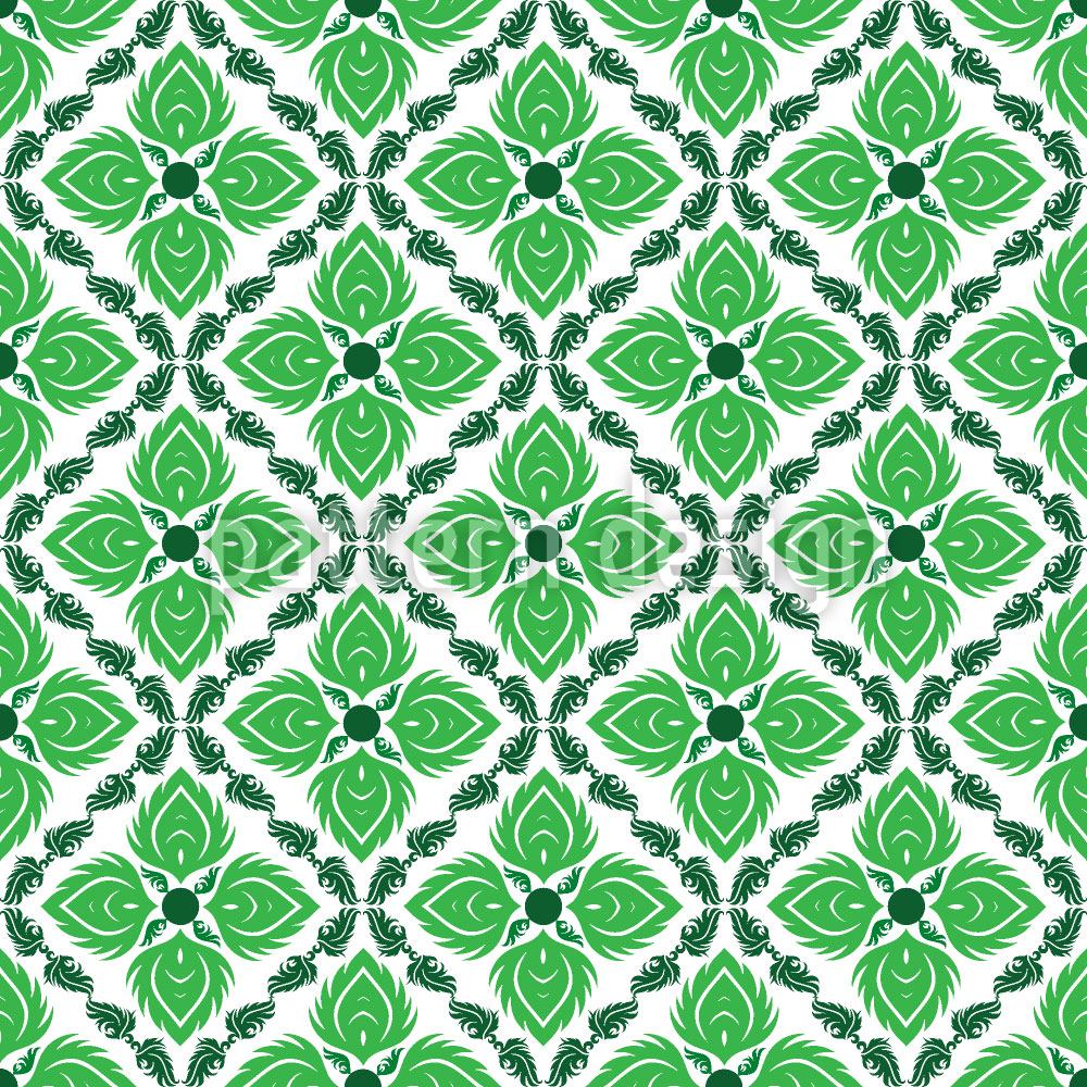 patterned-wallpaper-captivating-green