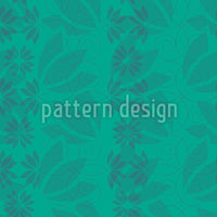 patterned-wallpaper-flower-leaves-mint