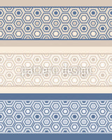 patterned-wallpaper-hexagon-borders