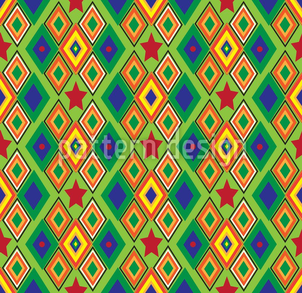 patterned-wallpaper-rhomb-express