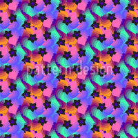 patterned-wallpaper-vibrant-flowers