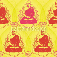 patterned-wallpaper-buddha-meditation