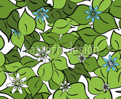 patterned-wallpaper-florets-on-foliage