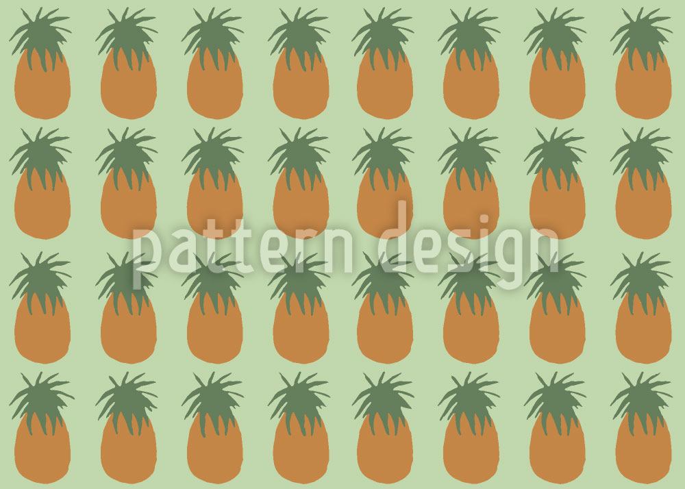 patterned-wallpaper-pineapples