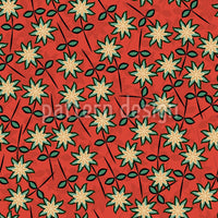 patterned-wallpaper-sweet-star-flowers