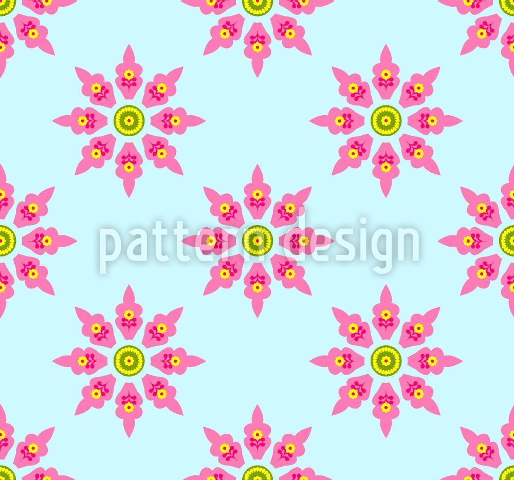 patterned-wallpaper-oriental-florets