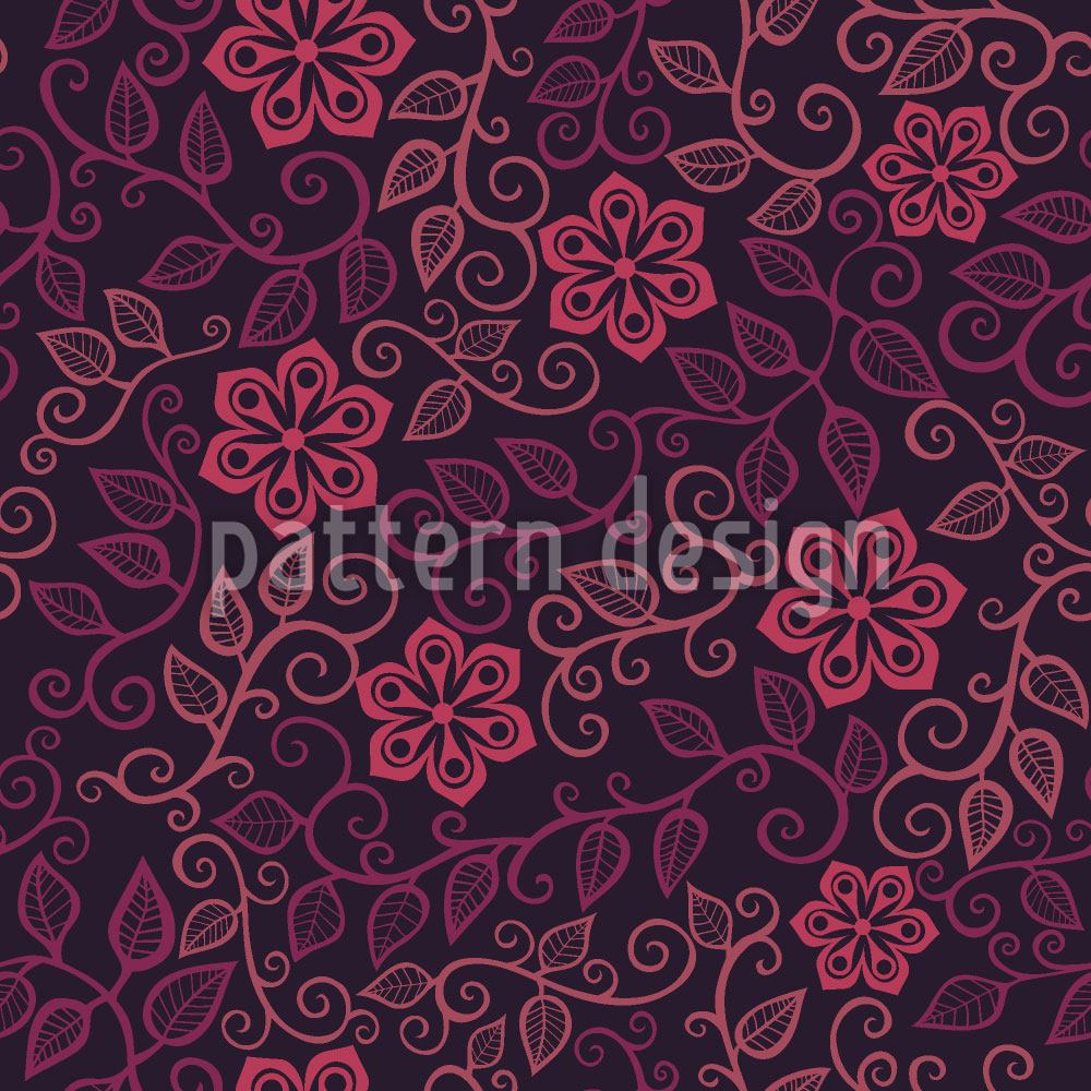 patterned-wallpaper-starflowers-at-midnight