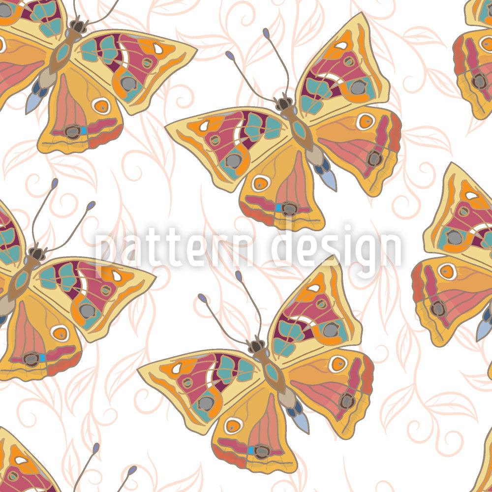 patterned-wallpaper-delicate-butterflies