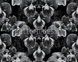 patterned-wallpaper-pansy-in-slate-grey