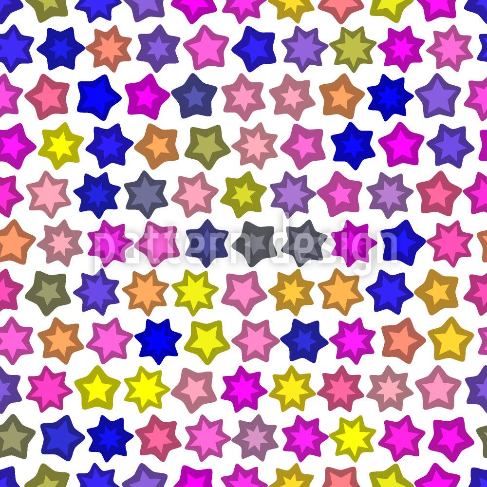 patterned-wallpaper-pink-star-parade