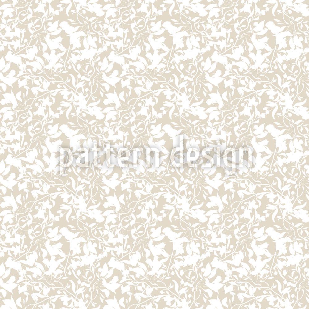 patterned-wallpaper-floral-tendrillars