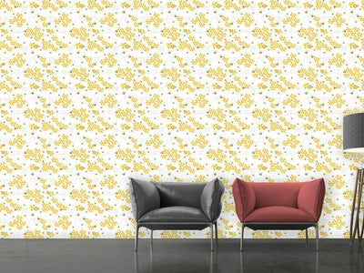 patterned-wallpaper-bees-love-honeycombs