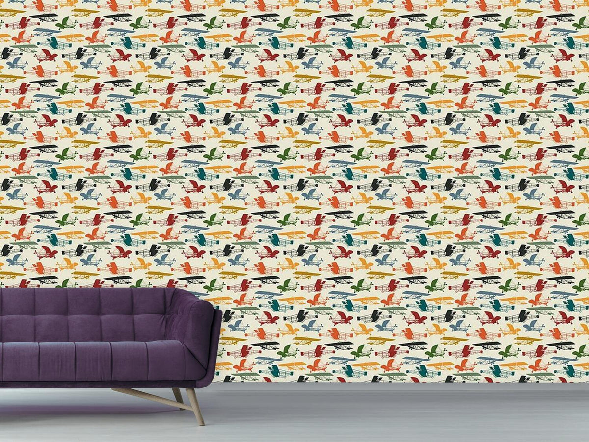 patterned-wallpaper-historical-planes