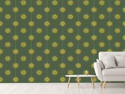 patterned-wallpaper-star-vortex-on-dots