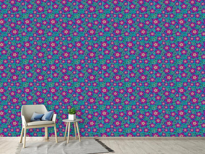 patterned-wallpaper-funky-flowers