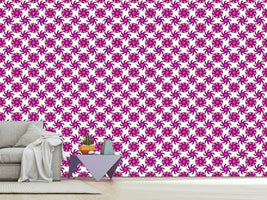 patterned-wallpaper-geometric-flower-magic