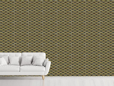 patterned-wallpaper-golden-wave