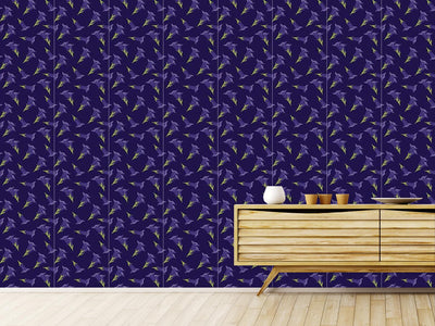 patterned-wallpaper-gentian-blue