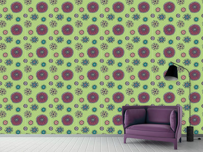 patterned-wallpaper-sweet-flora-green