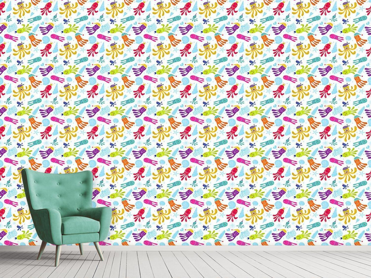 patterned-wallpaper-carnival-of-the-octopus