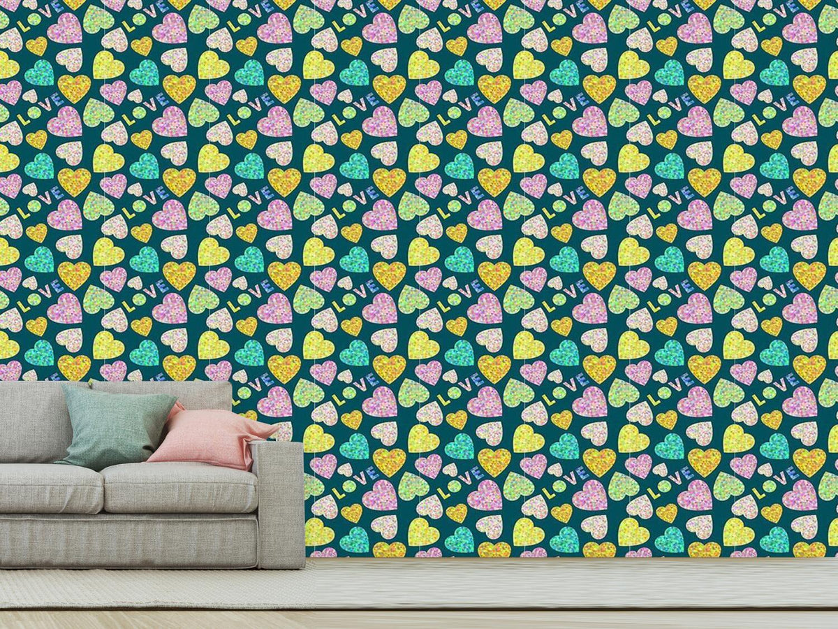 patterned-wallpaper-heart-and-love