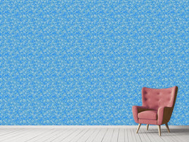 patterned-wallpaper-curlicue-with-flowers