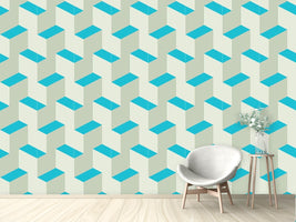 patterned-wallpaper-isometric-steps-3d