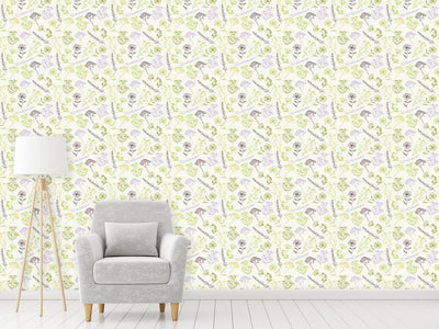 patterned-wallpaper-healing-flowers