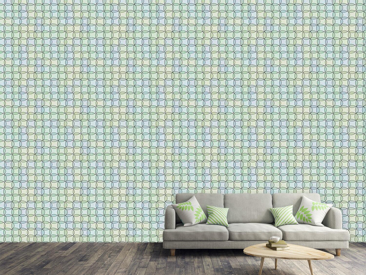 patterned-wallpaper-triangles-in-watergreen