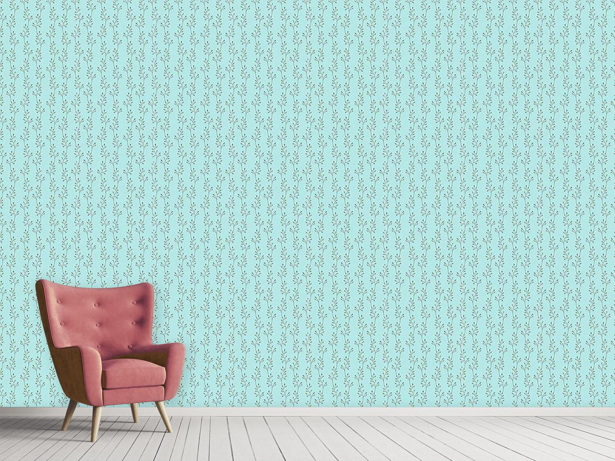 patterned-wallpaper-crassula-succulent