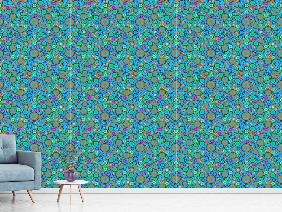 patterned-wallpaper-summer-fun-of-circles