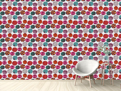 patterned-wallpaper-ethno-bubbles