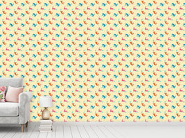 patterned-wallpaper-cats-love-to-play