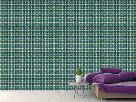 patterned-wallpaper-floral-mosaic-in-spring