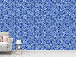 patterned-wallpaper-gzhel-ceramics