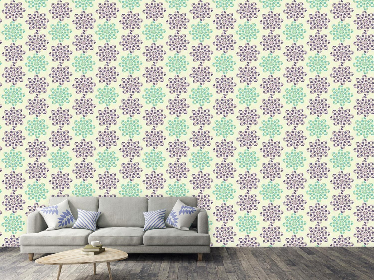 patterned-wallpaper-dotty-flowers