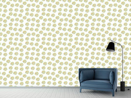 patterned-wallpaper-retro-flower-circles