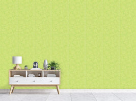 patterned-wallpaper-circle-leaves