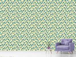 patterned-wallpaper-crocus-flowers