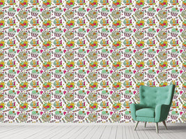 patterned-wallpaper-colorful-cup-cake-world