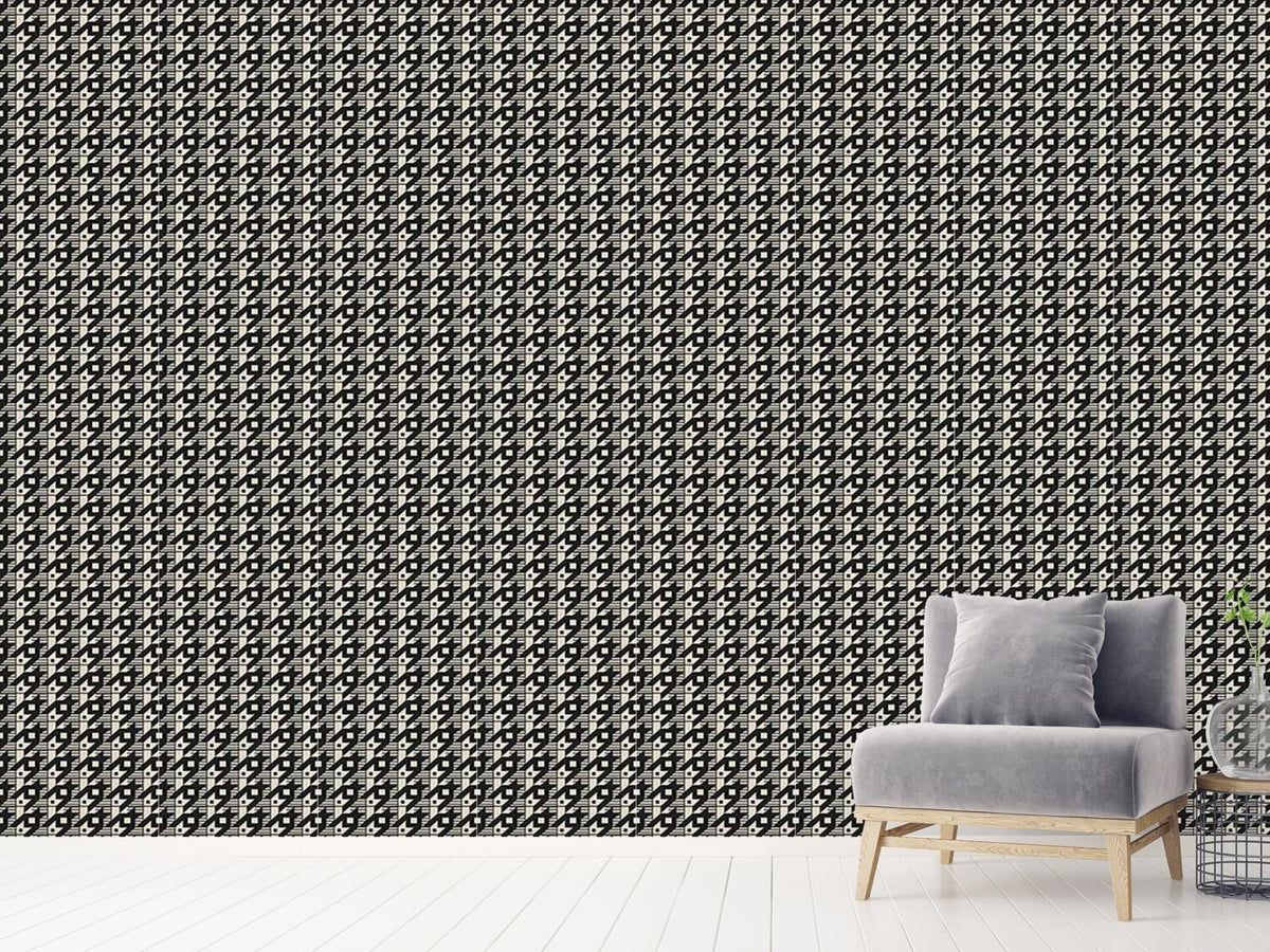 patterned-wallpaper-hounds-tooth-variation