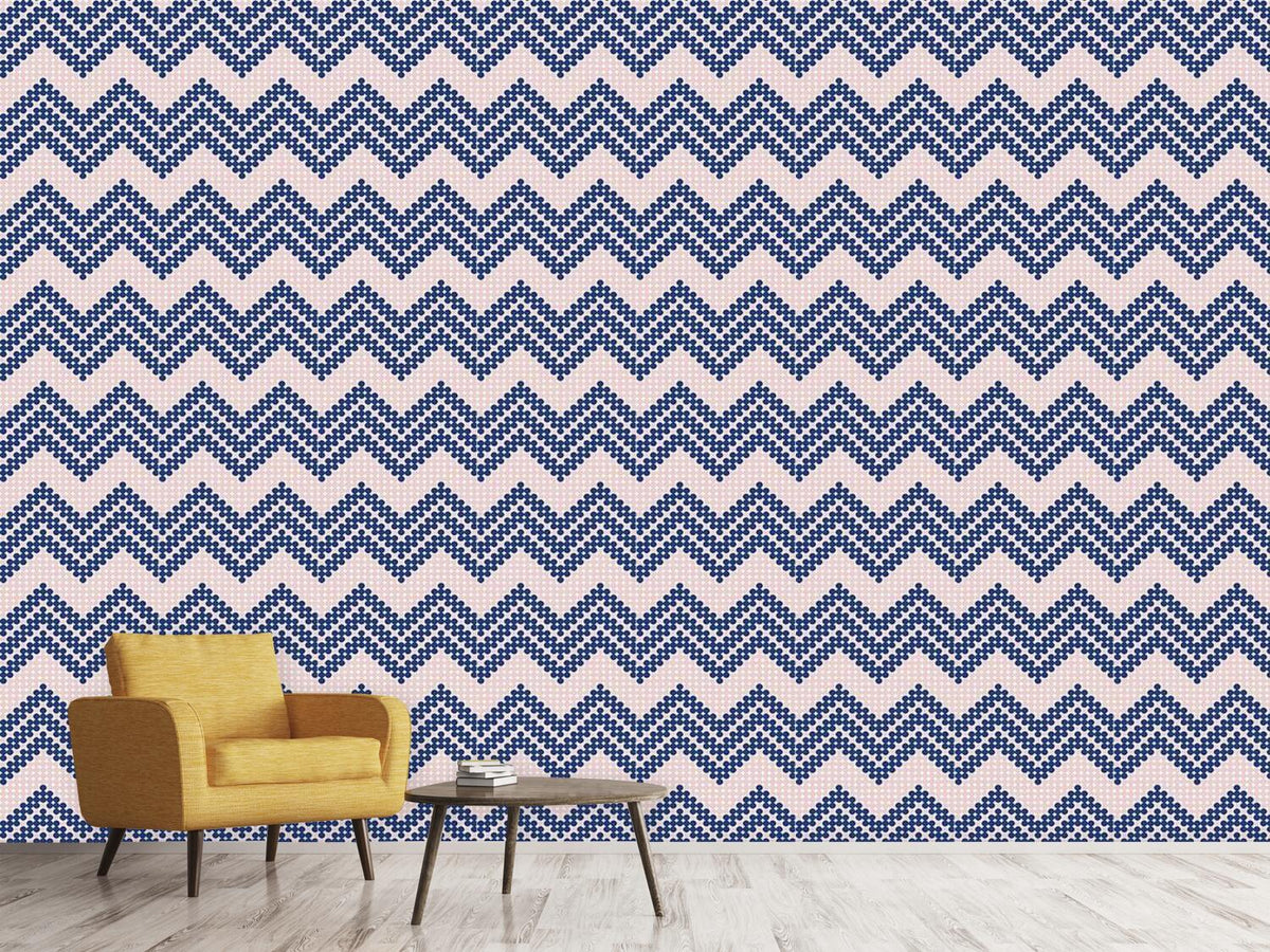 patterned-wallpaper-dot-chevron-variation