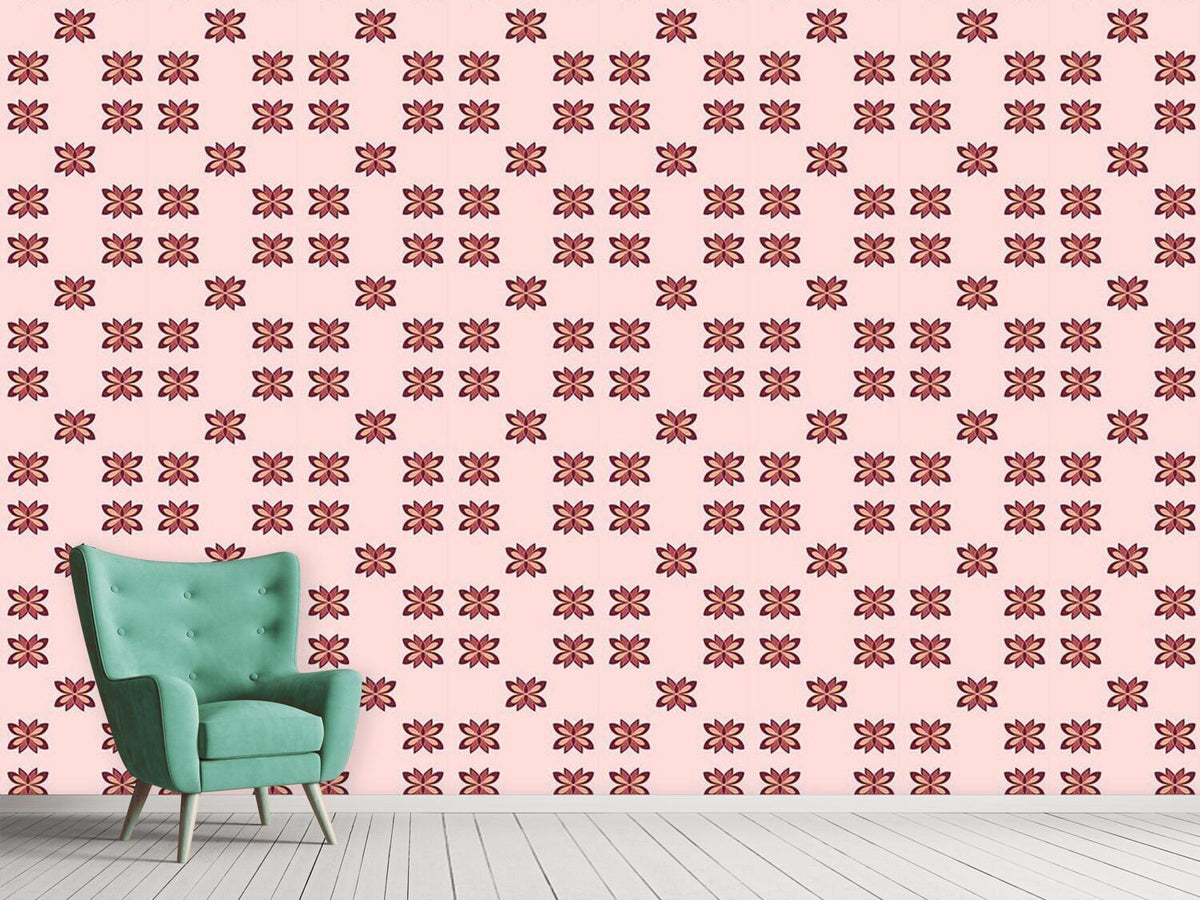 patterned-wallpaper-floral-symmetry