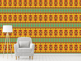 patterned-wallpaper-oriental-ethno-bordure